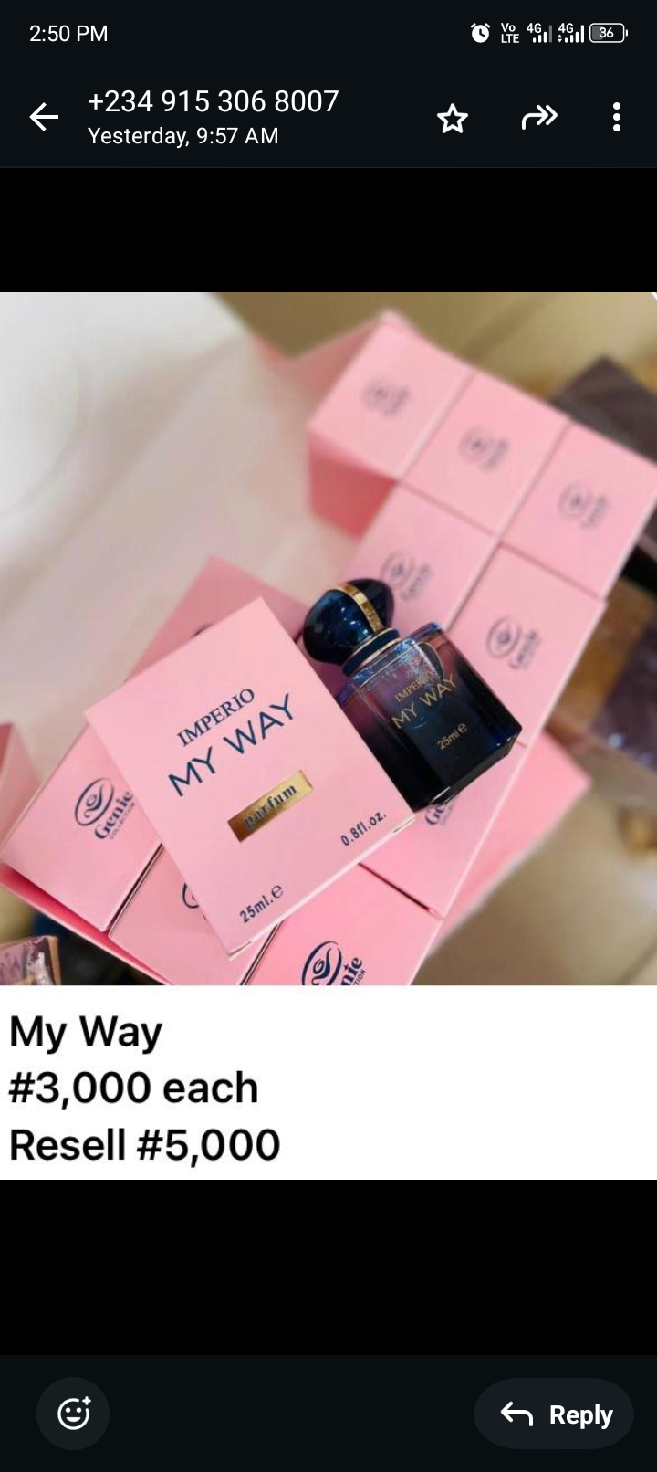 My way perfume